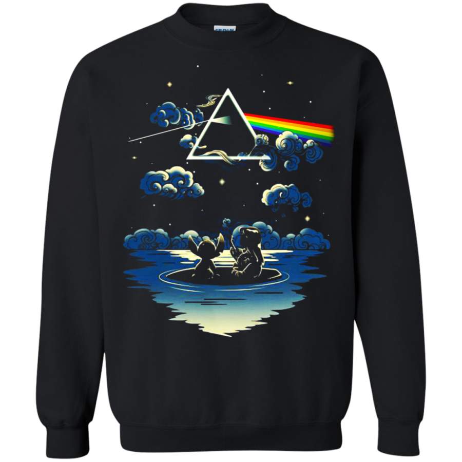 AGR Lilo And Stitch Starry Sky Pink Floyd Sweatshirt