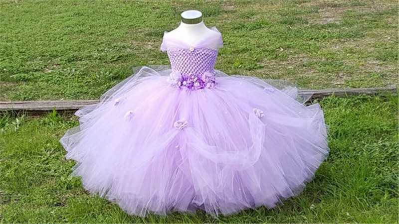 Belle Princess Tutu Dress Baby Kids Fancy Party Christmas Halloween Costumes Beauty Beast Cosplay Dress Flowers Girls Ball Gown alx