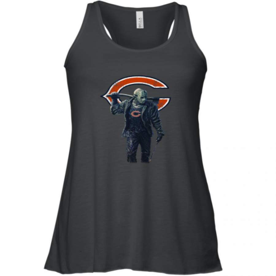 Jason Voorhees Chicago Bears shirt Racerback Tank