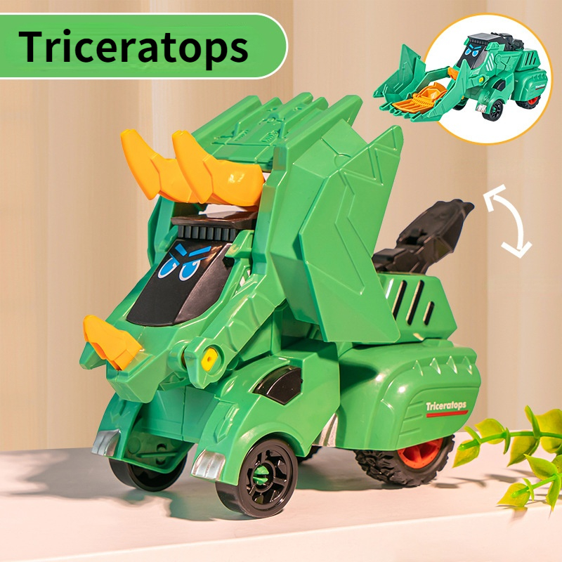 Monster Trucks Collision Transformation Inertia Car Kids Boys Gifts Deformation Dinosaur Car Toys alx