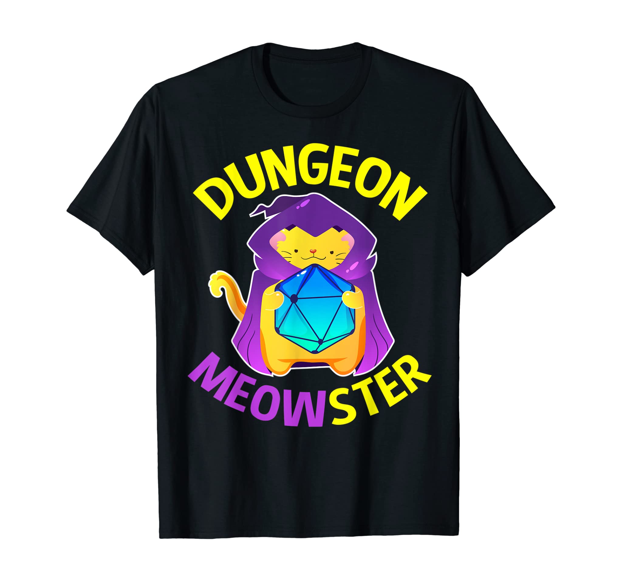 Dungeon T shirt Dragons and Cats Gifts for Men Women Kids