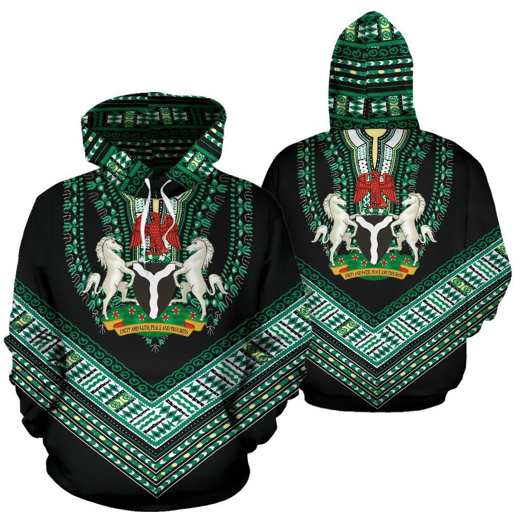 Nigerian Dashiki Hoodie K5