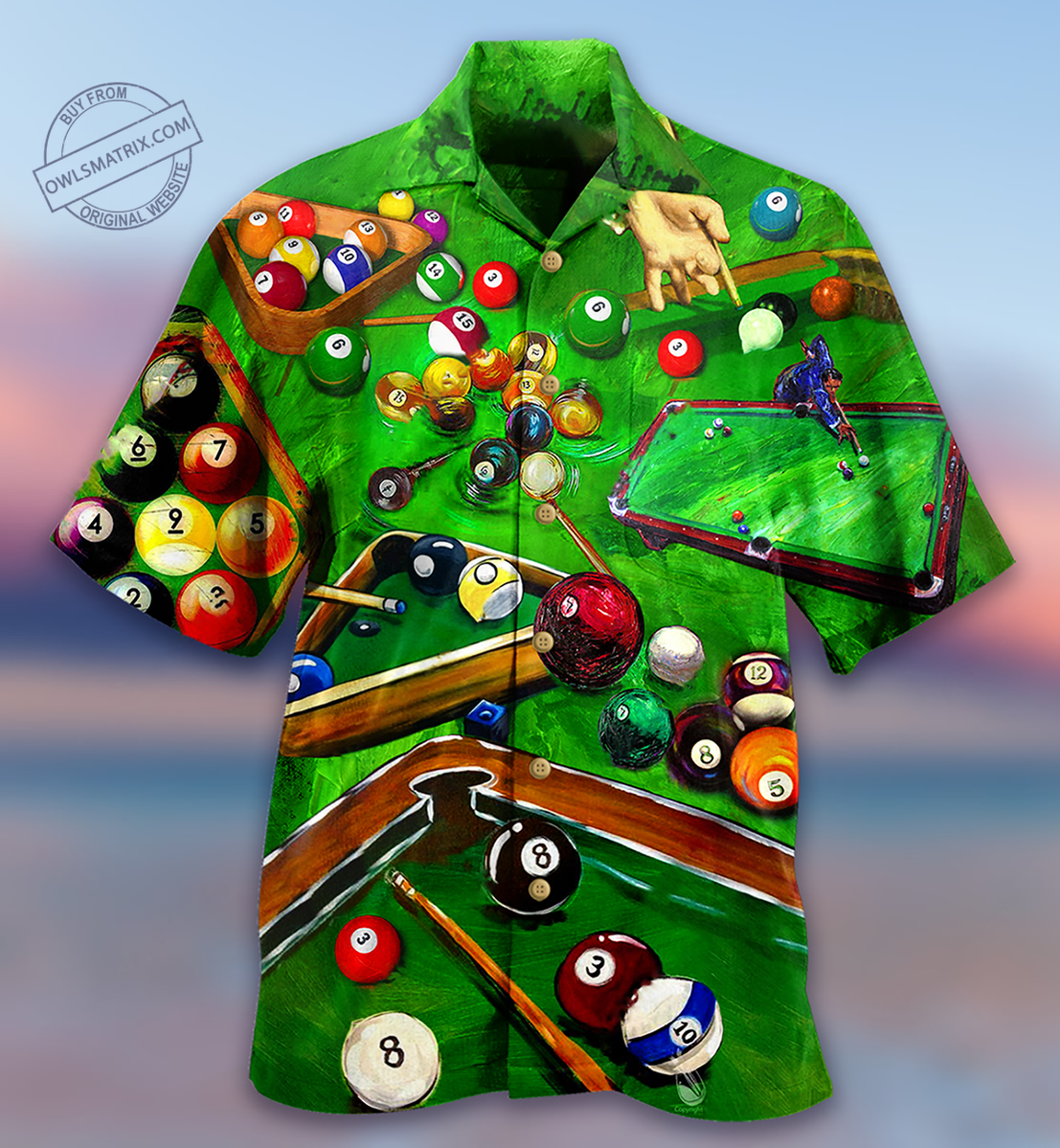 Billiard Enthuse Limited Edition Hawaii Shirt Ha34310