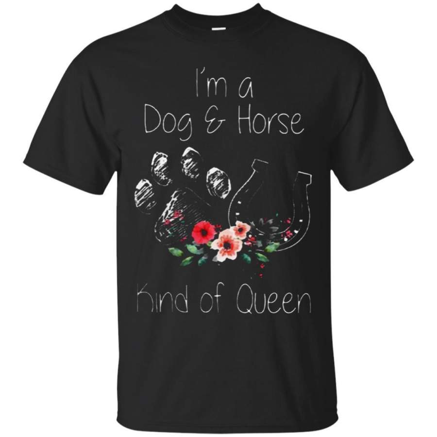 AGR Discover Cool I‰۪m A Dog And Horse Kind Of Queen Shirt