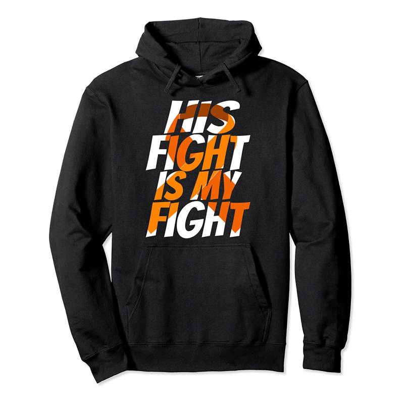 ADHD Orange Ribbon For Him ADD ADHD Awareness Pullover Hoodie