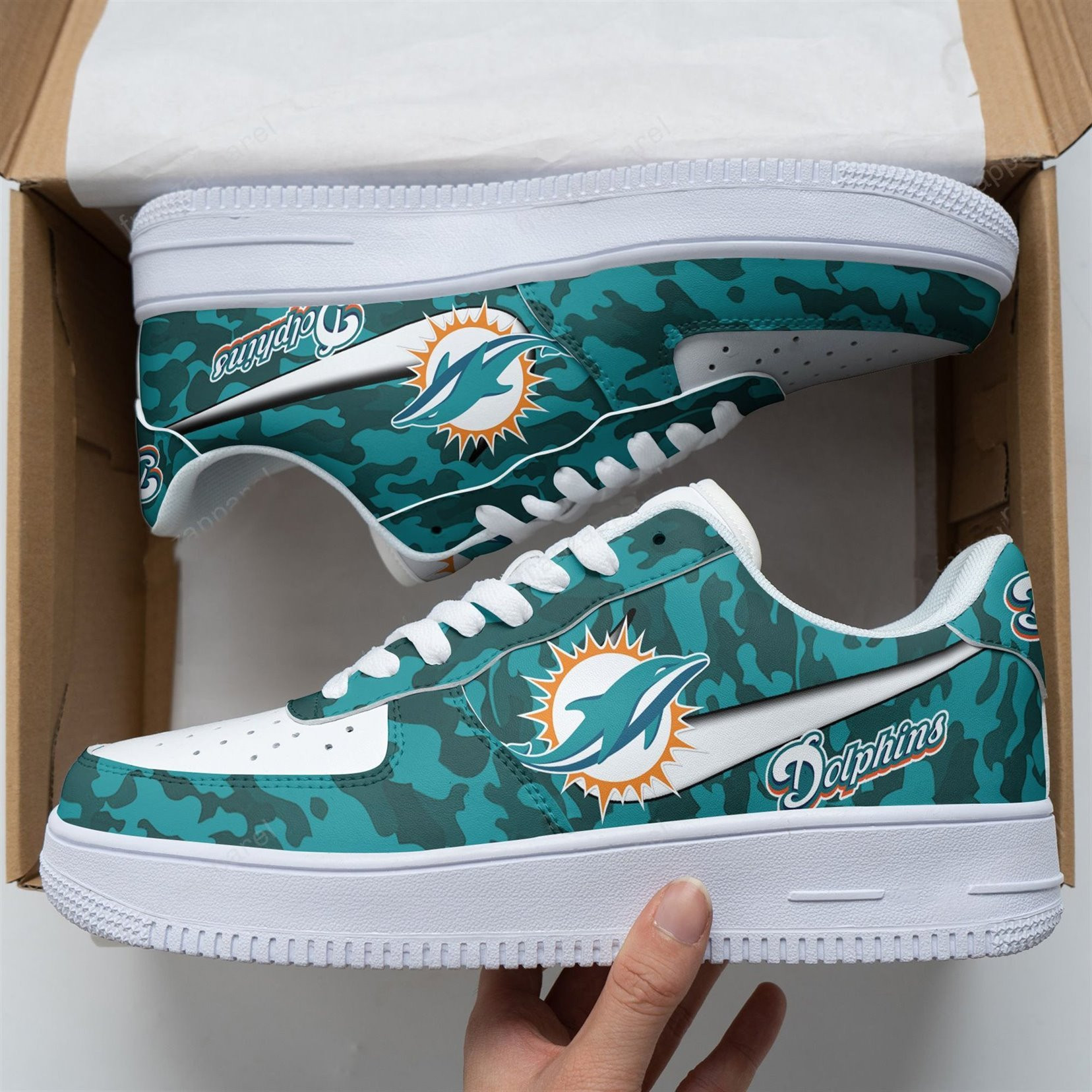 Miami Dolphins Af 1 Sneakers Shoes 06