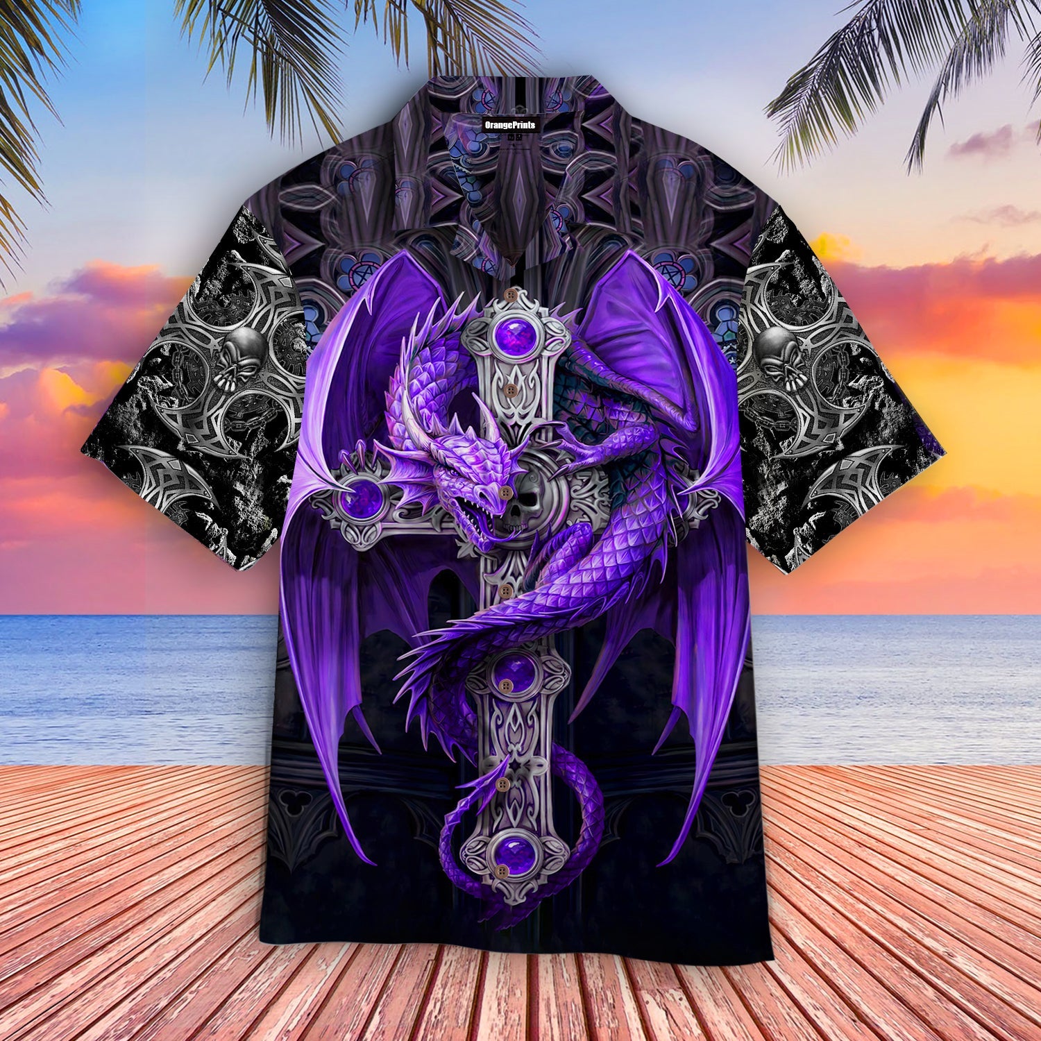 Purple Dungeon Dragon Hawaii Shirt For Men Women Adult Ha53722