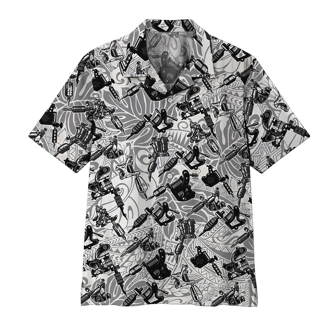 Gearhumans Tattoo Machine Hawaiian Shirt Ha98084