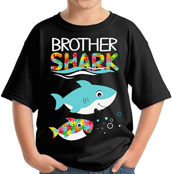 Brother Shark Autism Shirt Matching For Family Shark Autism Shirt Autism Awareness Gift Hn