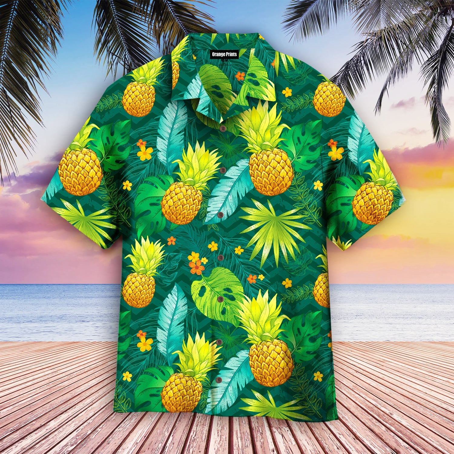 Pineapple Fruit Tropical Aloha Hawaii Shirts For Men Women Ha71333