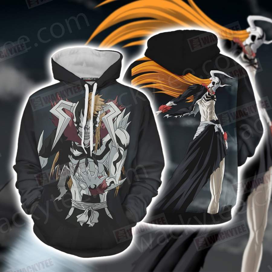 Bleach Ichigo Vasto Lorde Unisex 3D Hoodie