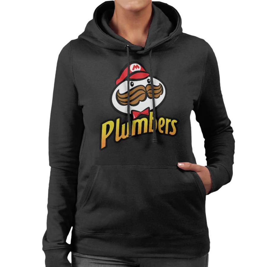 Super Mario Pringles Mario Women’s Hooded Sweatshirt