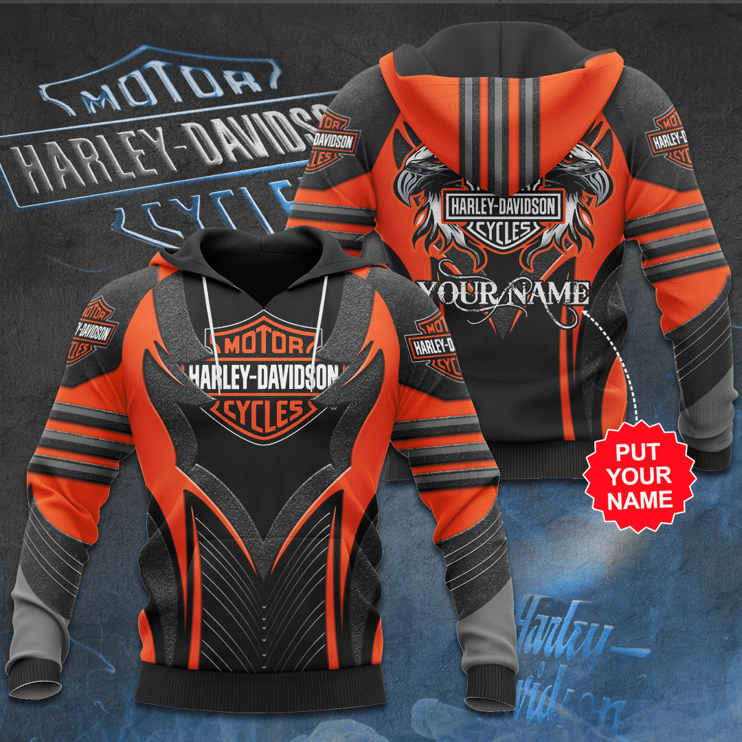 Personalized Harley Davidson 3D Hoodie