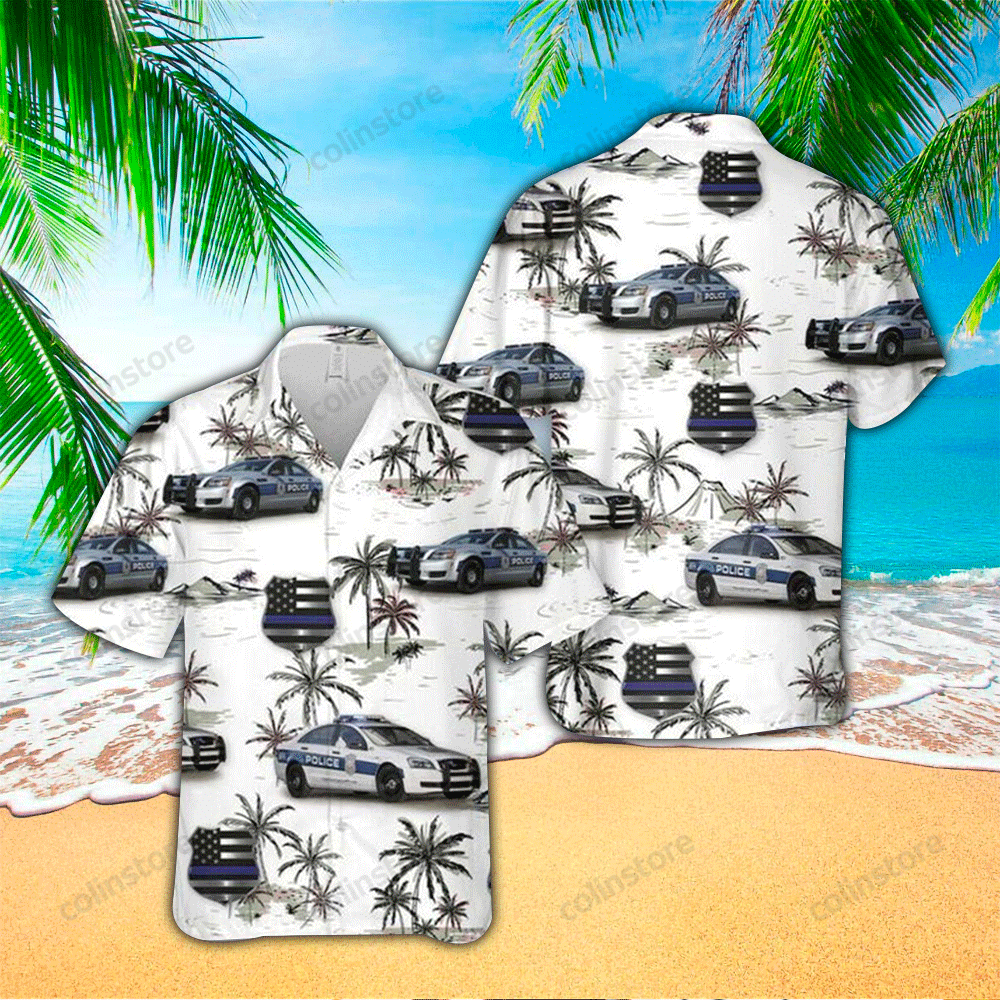 Police Hawaii Shirt Aloha Ha95527