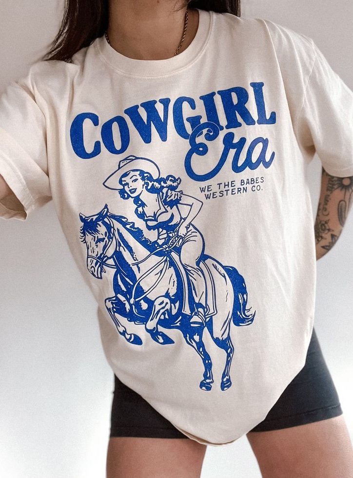 Cowgirl Era Vintage inspired western aesthetic shirt outfit  For Men  For Women