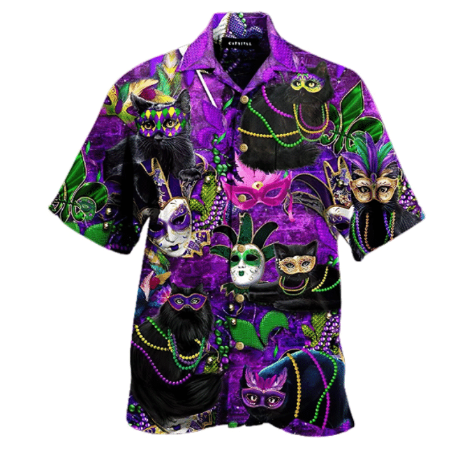 Owl Clown Mardi Gras Hawaiian Shirt Gift Ha60522