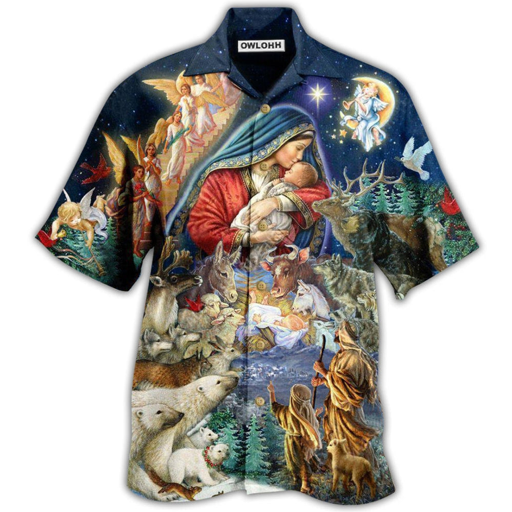 Jesus Born Of The Glory Hawaii Shirt Ha96005