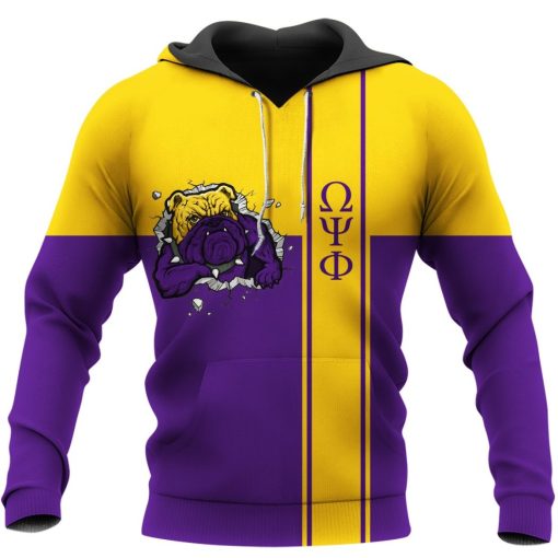 Pitbull Love Omega Psi Phi Fraternity Royal Purple Color All Over Print