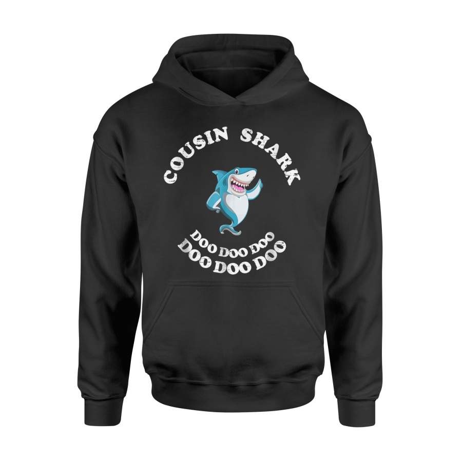 Cousin Shark Doo Doo Doo Vintage Perfect Gift Hoodie