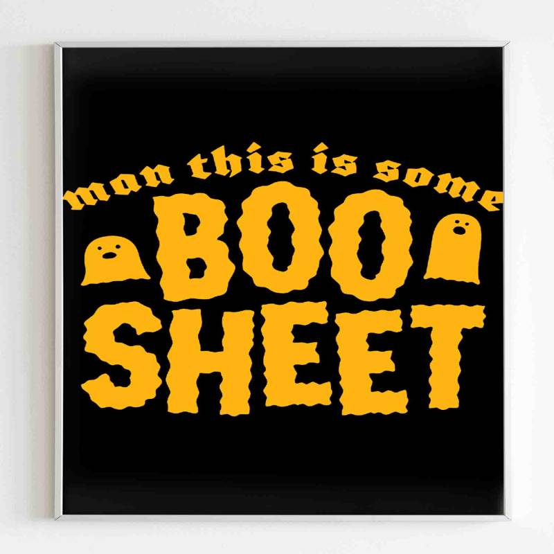 Boo Sheet Poster - Poster Art Design