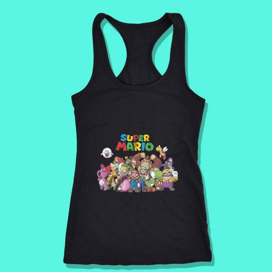 Super Mario All Characters Women’S Tank Top