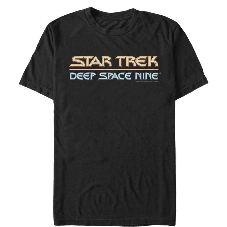 Star Trek Men’s Classic DS9 Logo  T Shirt