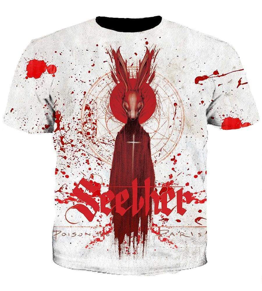 Seether Hoodies – Pullover White Hoodie