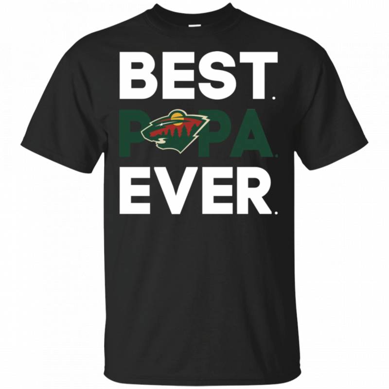 Minnesota Wild Best Papa Ever Shirt