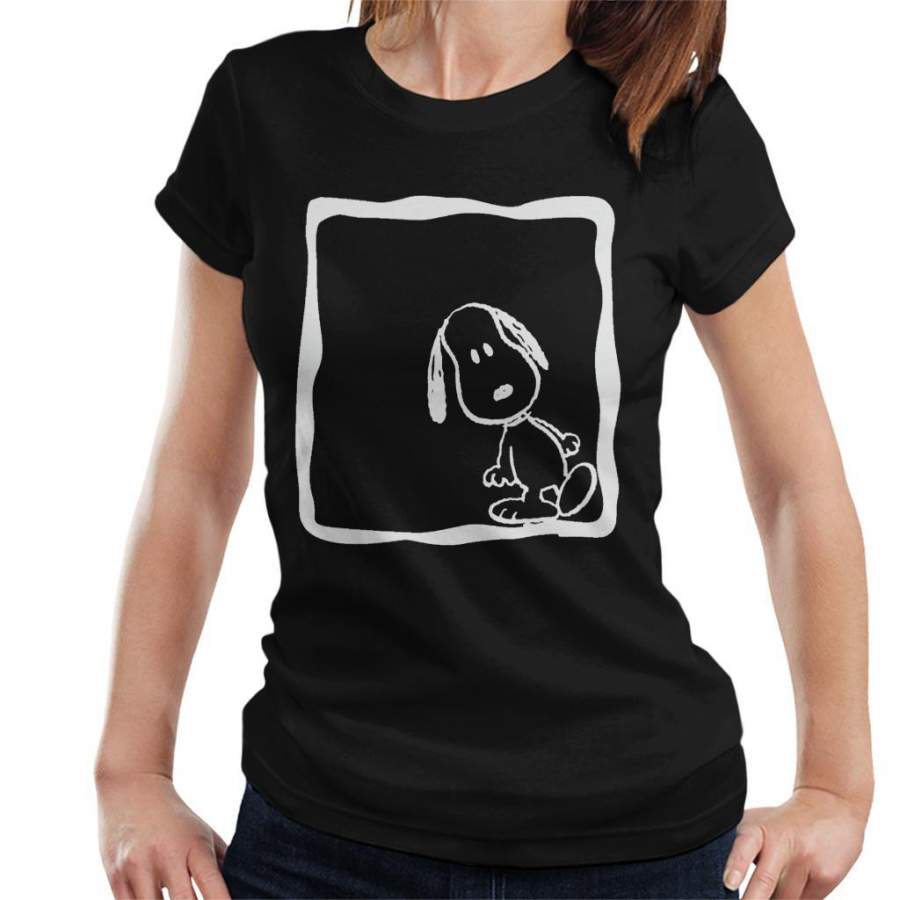 Peanuts Snoopy White Lean Women’s T-shirt