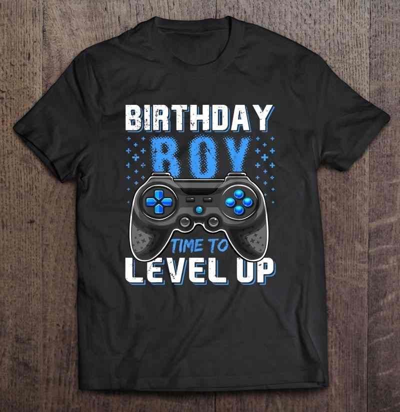 Birthday Boy Time To Level Up Version2 Gift Trending Design Shirt