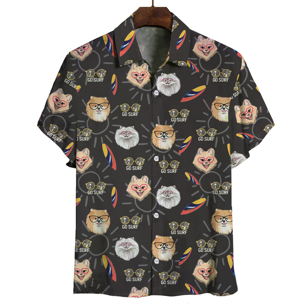 Aloha Hawaii Pomeranian Shirt Ha5166