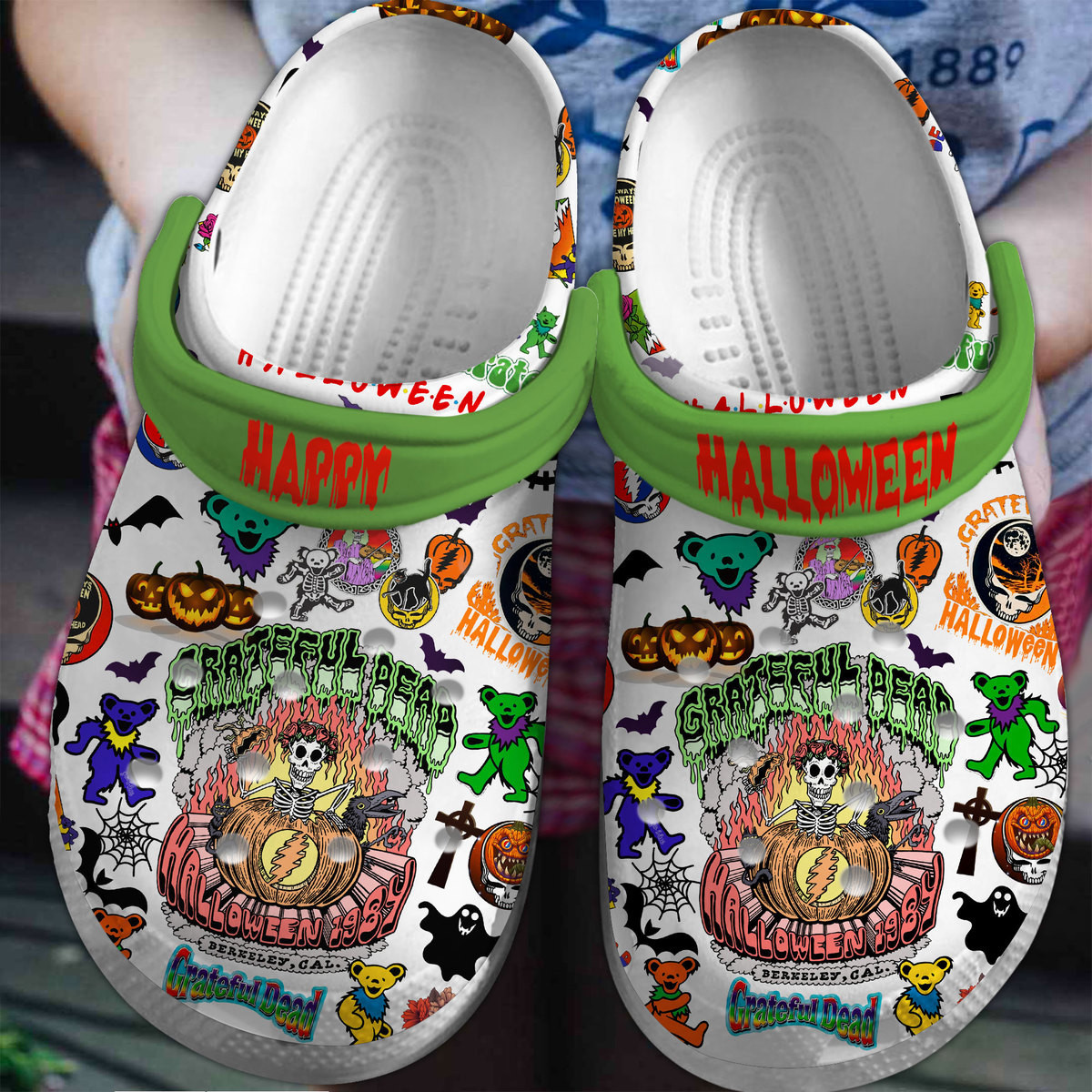 Grateful Dead Crocss Clogs For Men Women And Kid Rfqayk0V
