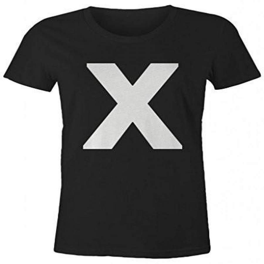 Shirts By Sarah Women’s Matching Valentine’s Day Couples T-Shirts XO (X Half)