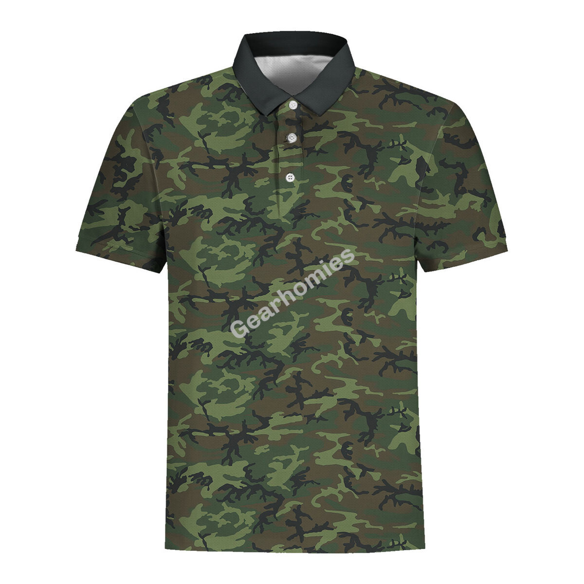 American Erdl Lowland Camo Polo Shirt