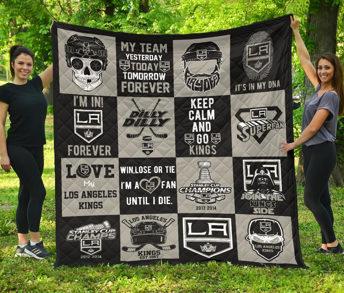 Fan Los Angeles Kings Quilt Blanket Amazing Gift Idea