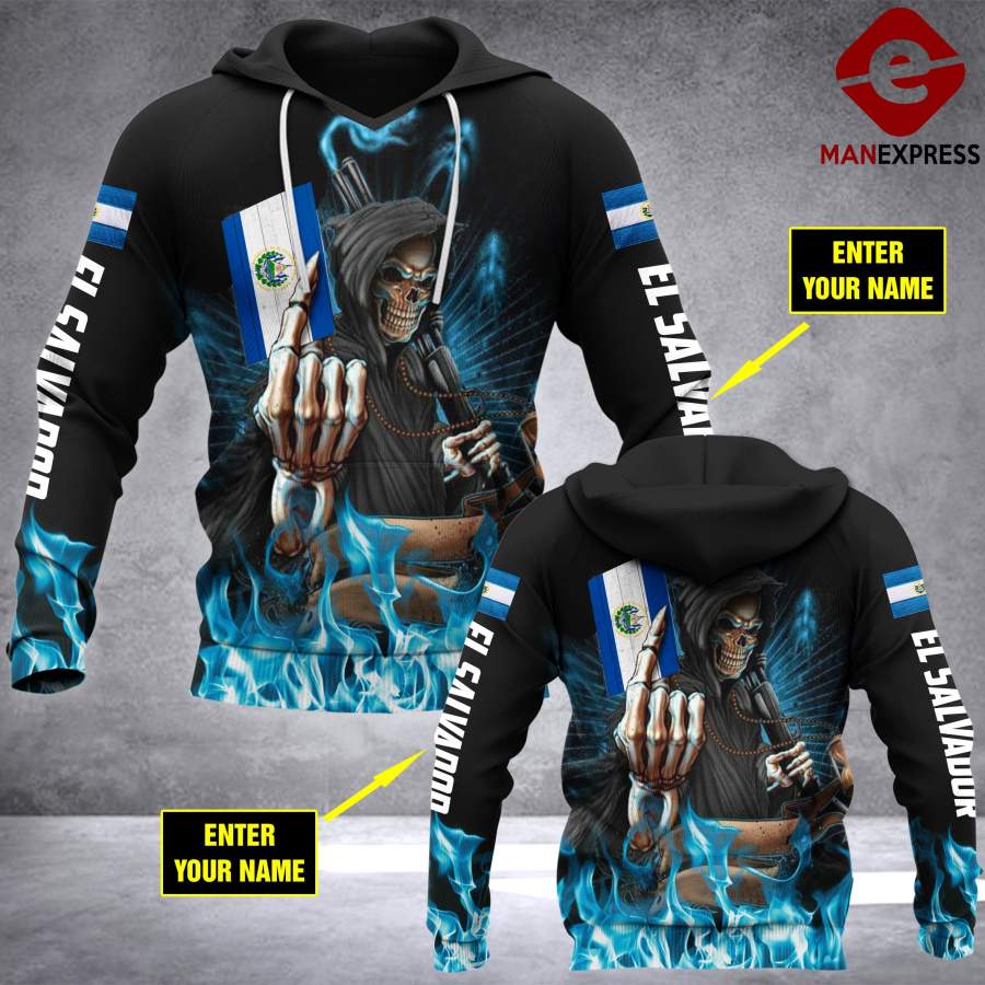 VH CUSTOMIZE EL SAVADOR 1612 3D ALL PRINT HOODIE