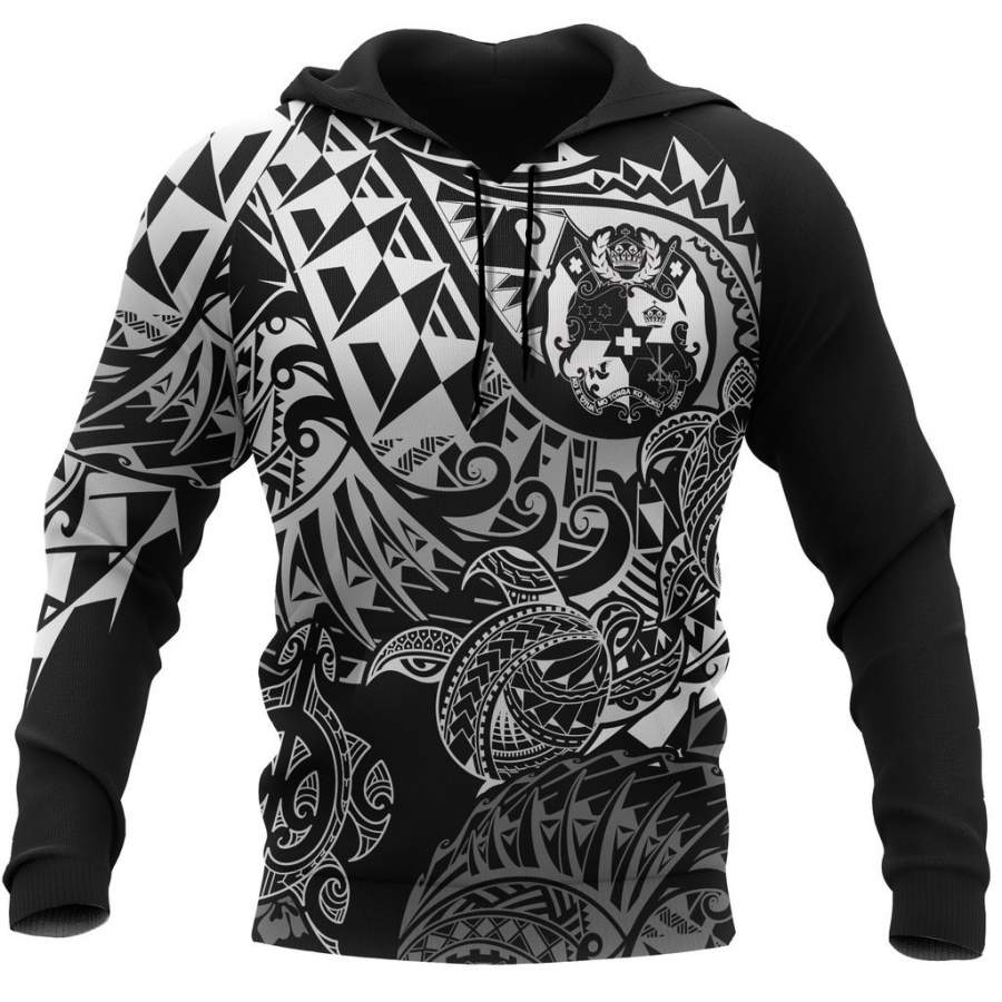 Tonga in My Heart Polynesian Tattoo Style 3D Printed Shirts TT0044