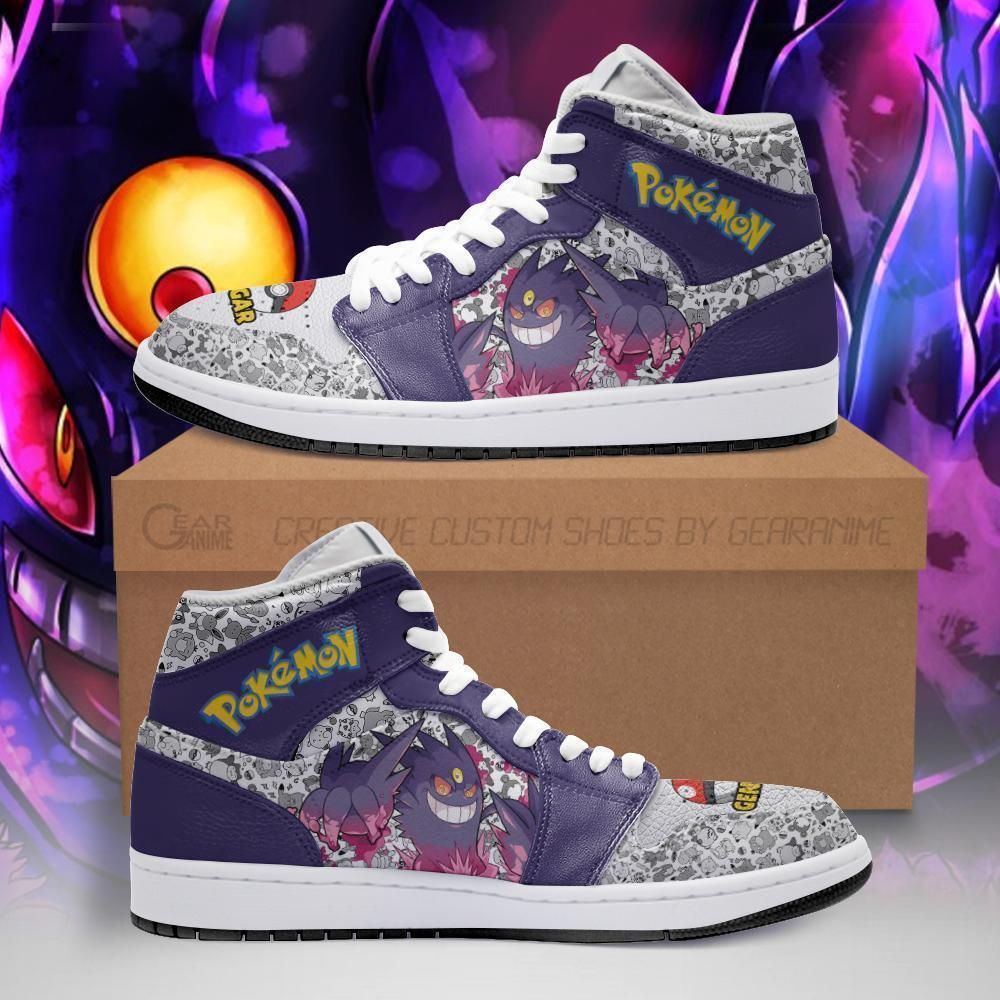 Gengar Cute Pokemon Fan Pt04 Air Jordan Shoes Sport Sneakers