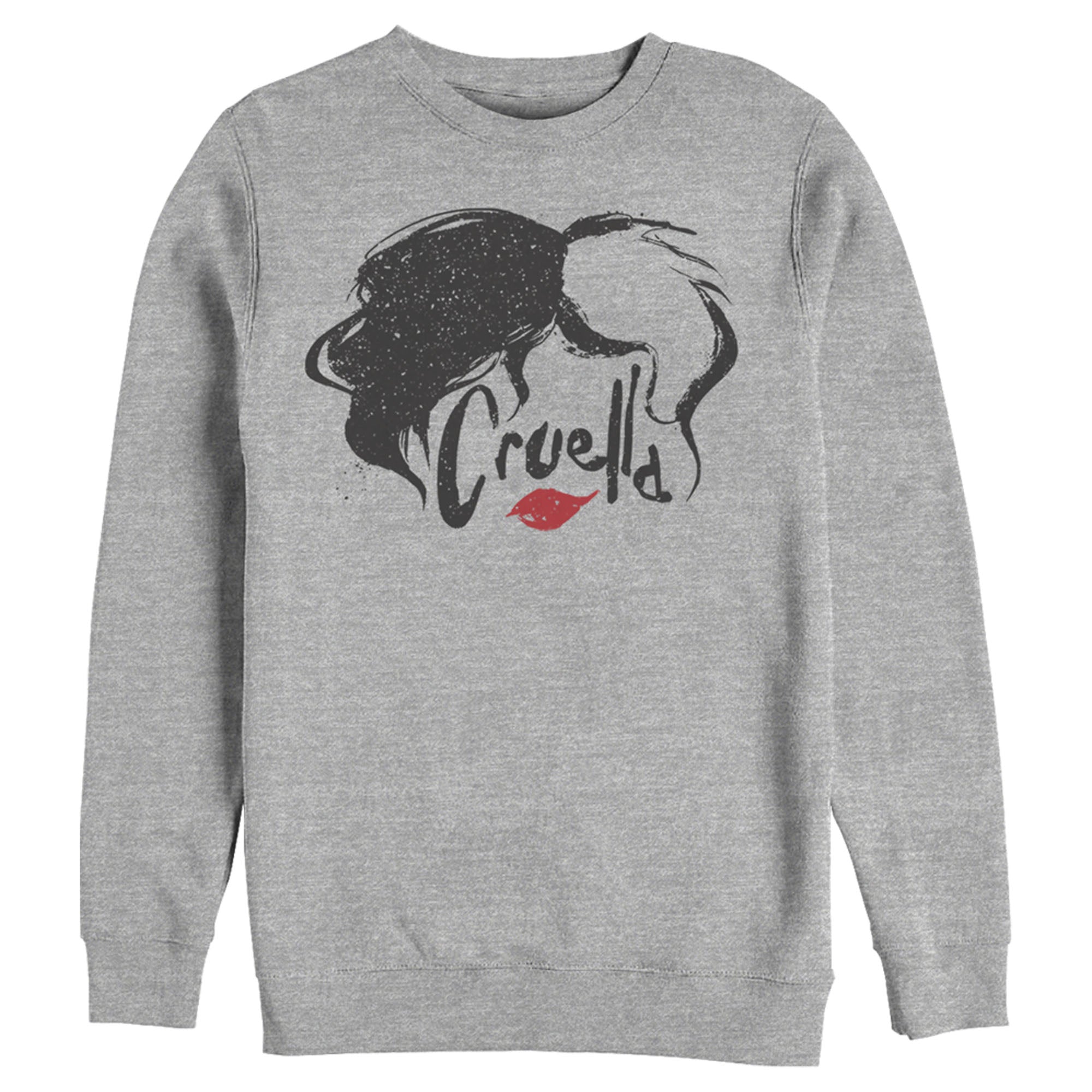 Cruella Men’S Red Lips Logo  Sweatshirt