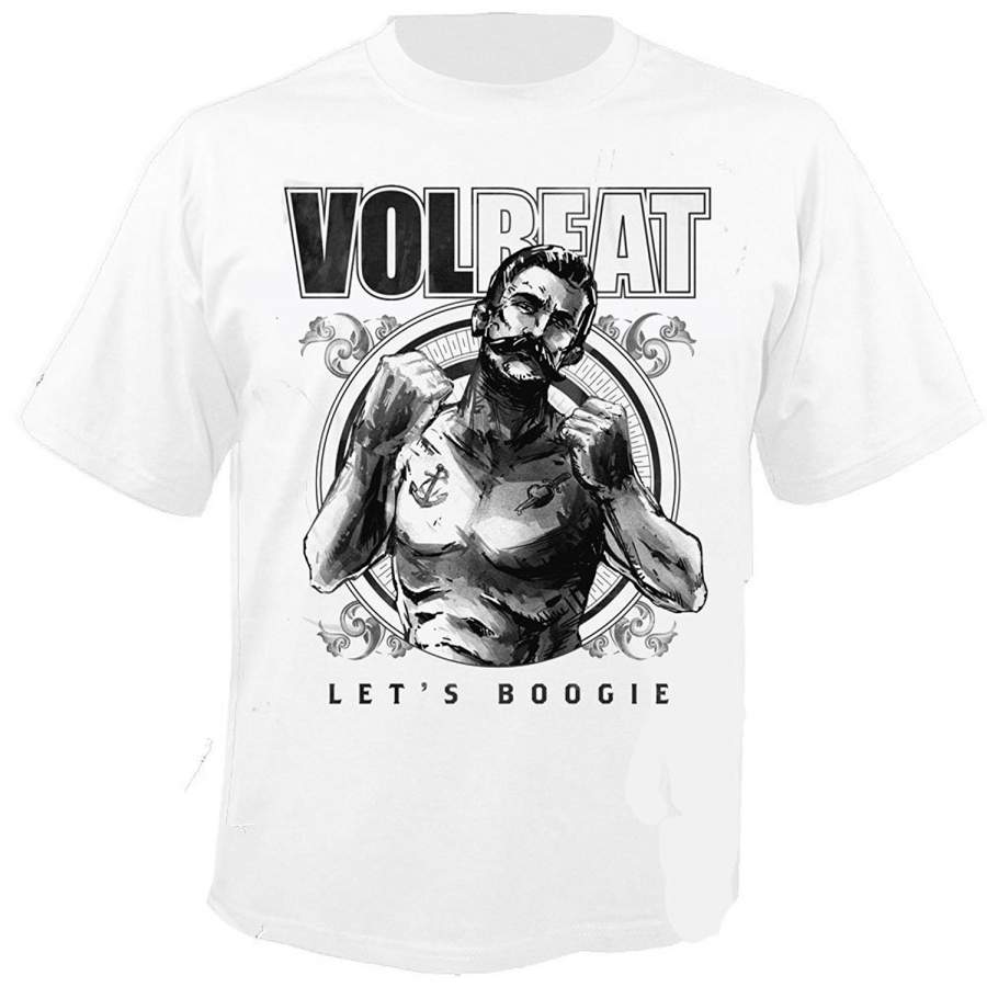 VOLBEAT Lets Boogie Unisex Short Sleeve  Funny Black T-Shirt