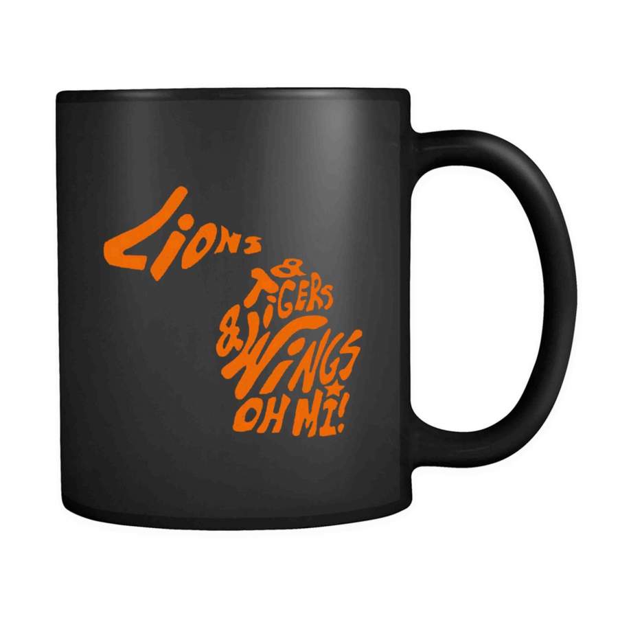 tigers wings oh mi 11oz Mug