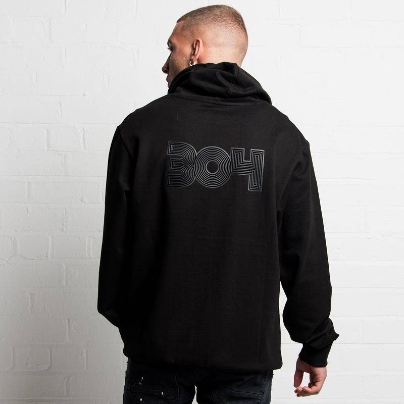 304 Labyrinth Hoodie Black