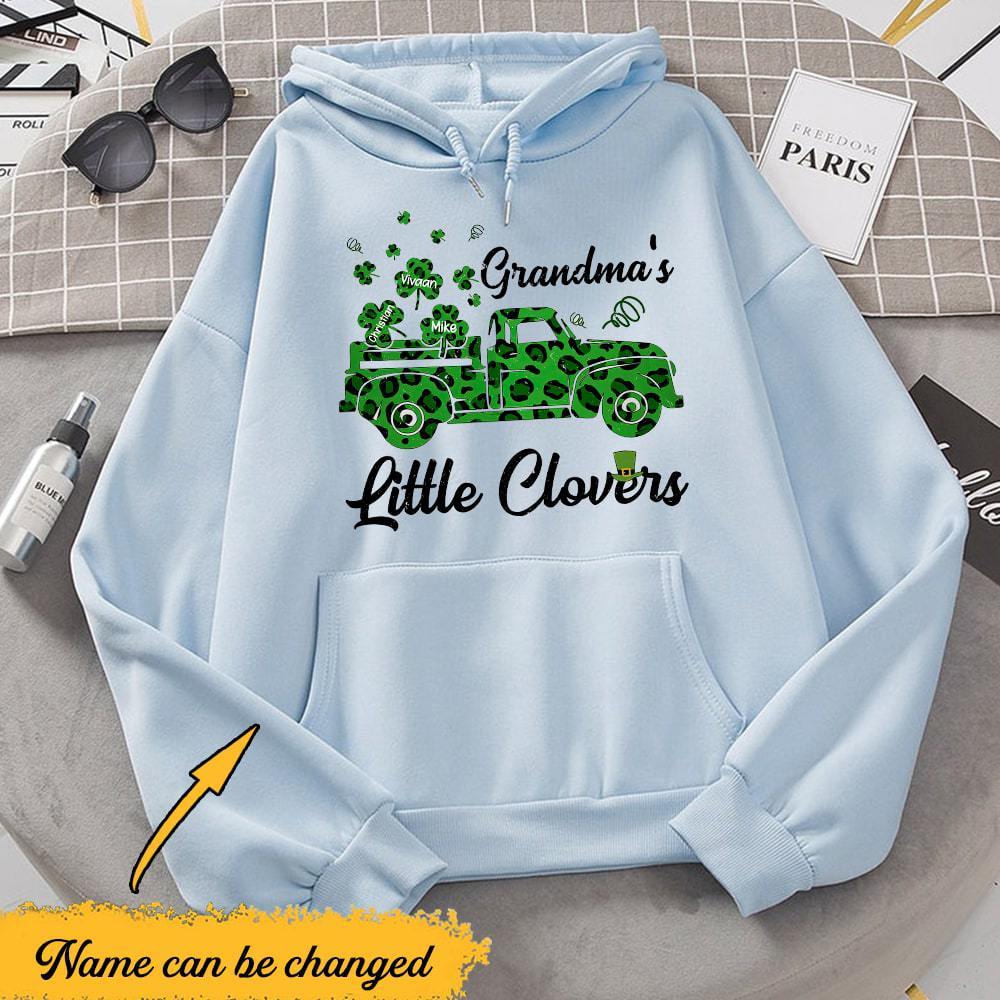 Grandma Little Clovers Personalized Hoodie