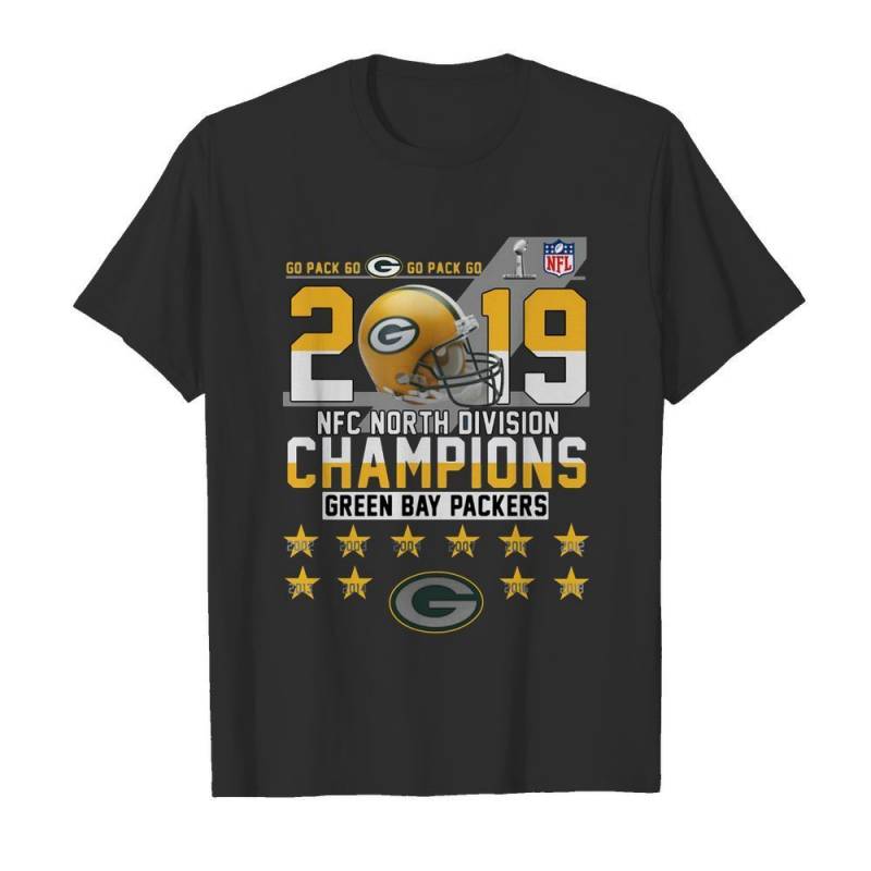 Go Packer 2019 Nfc North Division Champions Green Bay Packers Men And Women T Shirt S-5Xl