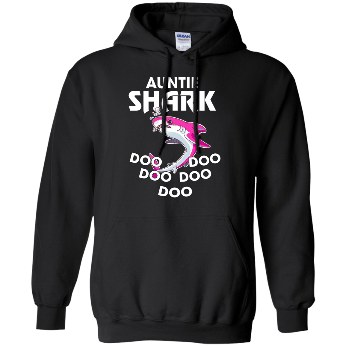 Auntie Shark Doo Doo Doo Funny Gift  Hoodie