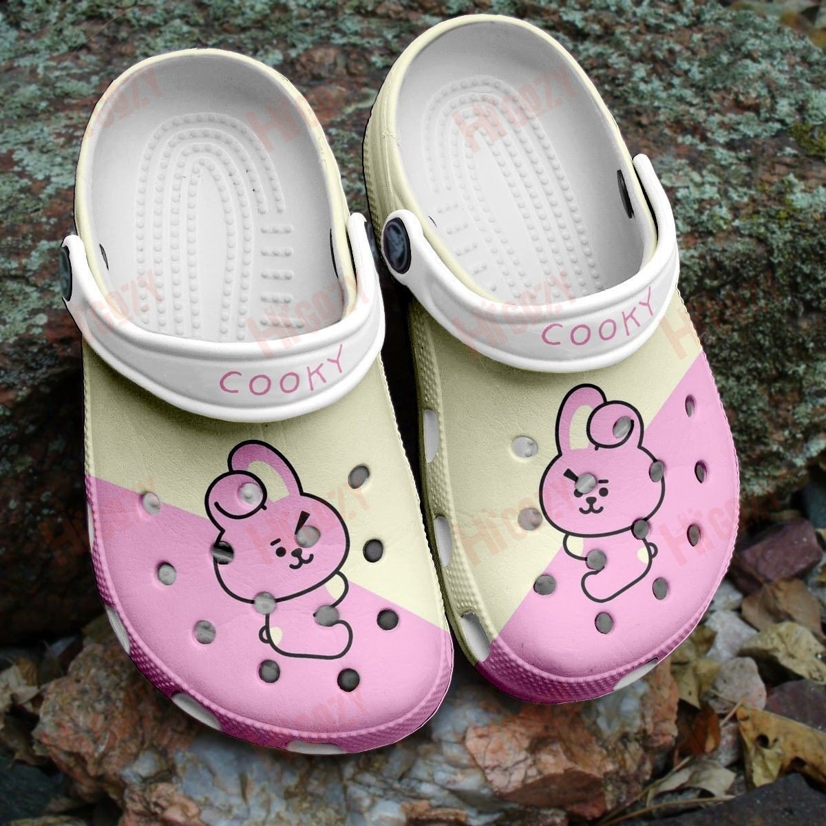 Bts Cooky For Men And Women Gift For Fan Classic Water Rubber Clogs Clogband Clogs, Comfy Footwear