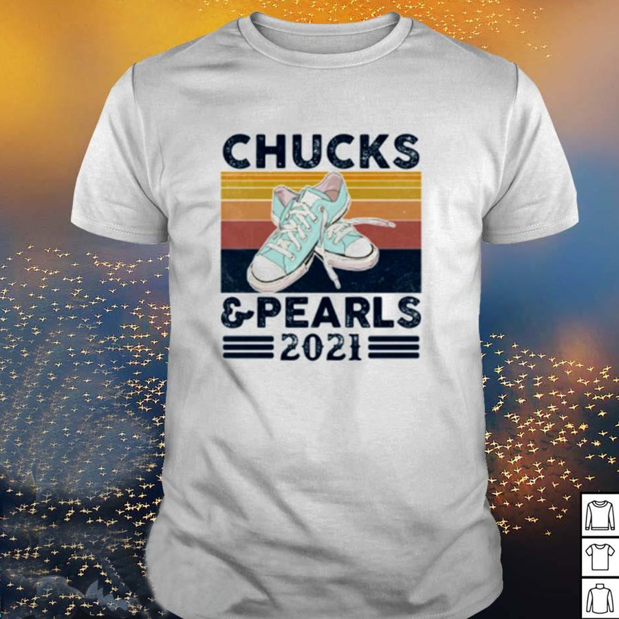 Funny T-Shirt  Chucks And Pearls 2021 V5