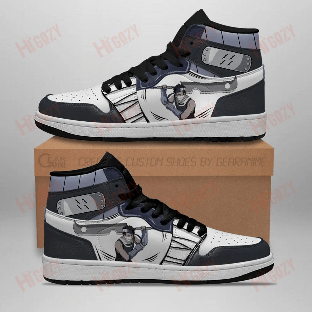 Naruto Zabuza Shoes Naruto Sneakers High Top Anime Shoes