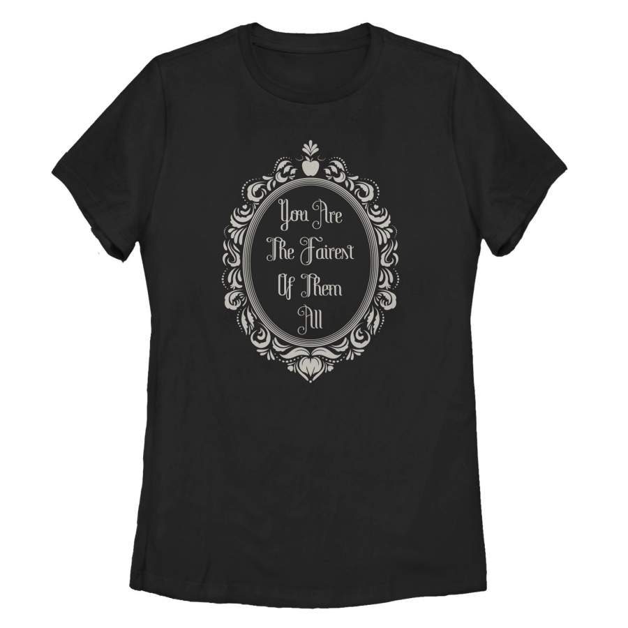 Snow White and the Seven Dwarves Women’s Fairest Mirror  T Shirt