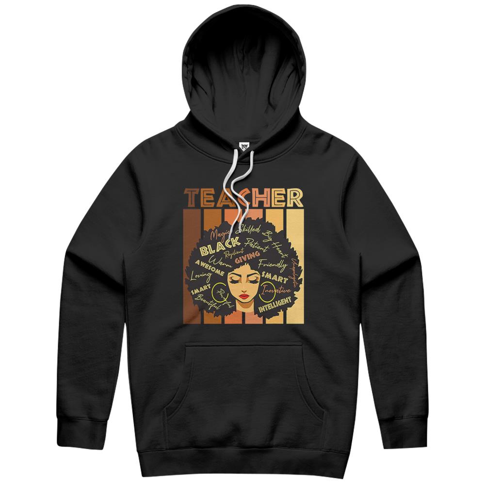 Black Smart Teacher Black History Proud African American Hoodie